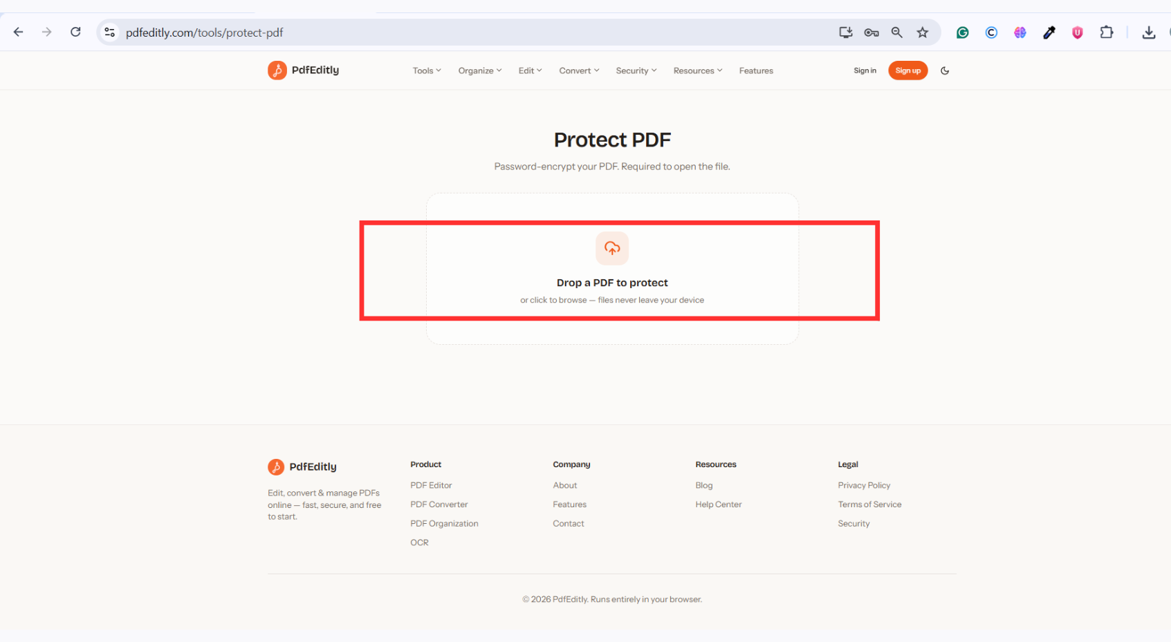 Step 1: Upload Your PDF File Step 1: Upload Your PDF File