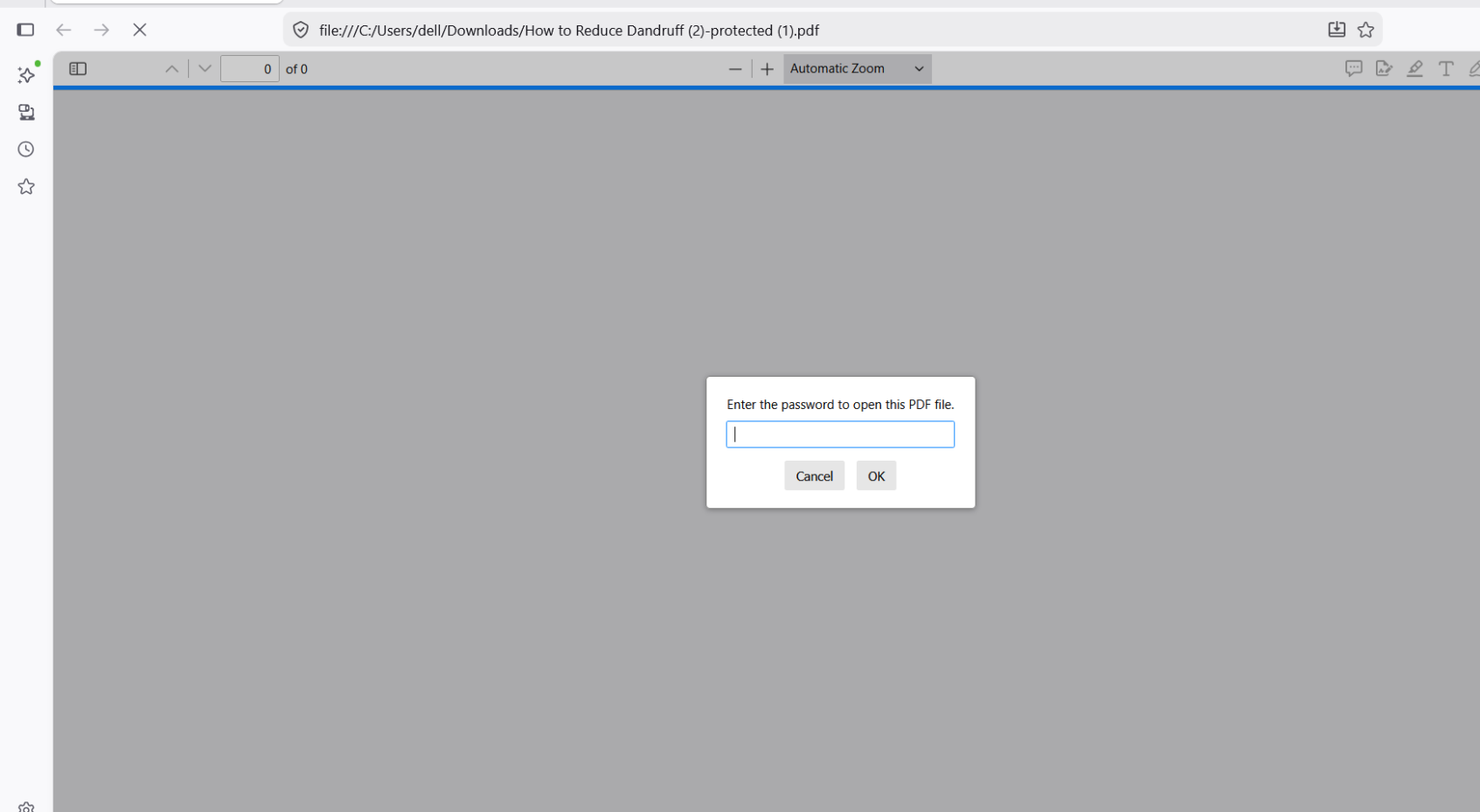 Step 5: Verify Password Protection Step 5: Verify Password Protection